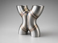 63mm 2.5 inch Stainless Steel X pipe