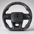 Toyota GR300 Hilux/Prado/Land Cruiser steering wheel - Forged Carbon (Black + Red stripe)